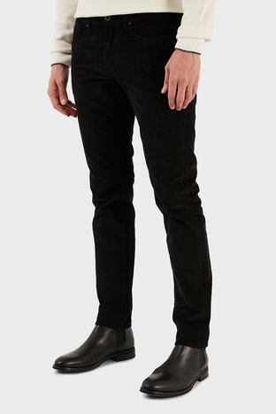 Armani Exchange - Armani Exchange % 100 Pamuk Slim Fit J13 Jeans Erkek Kot Pantolon 6LZJ13 ZNUHZ 1200 SİYAH (1)