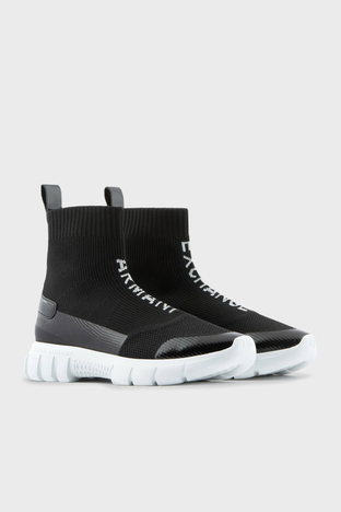 Armani Exchange - Armani Exchange Bilekli Sneaker Bayan Ayakkabı XDZ023 XV575 K001 SİYAH (1)