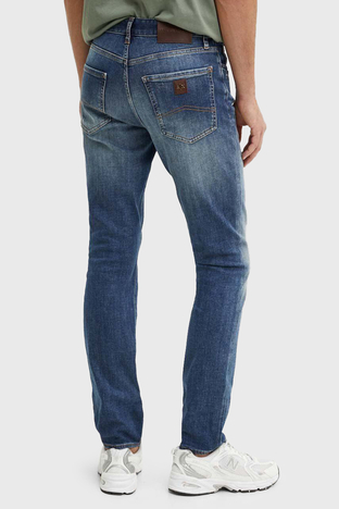 Armani Exchange - Armani Exchange Cotton Skinny Fit Jeans Erkek Kot Pantolon XM000070 AF10907 MB001 MAVİ (1)
