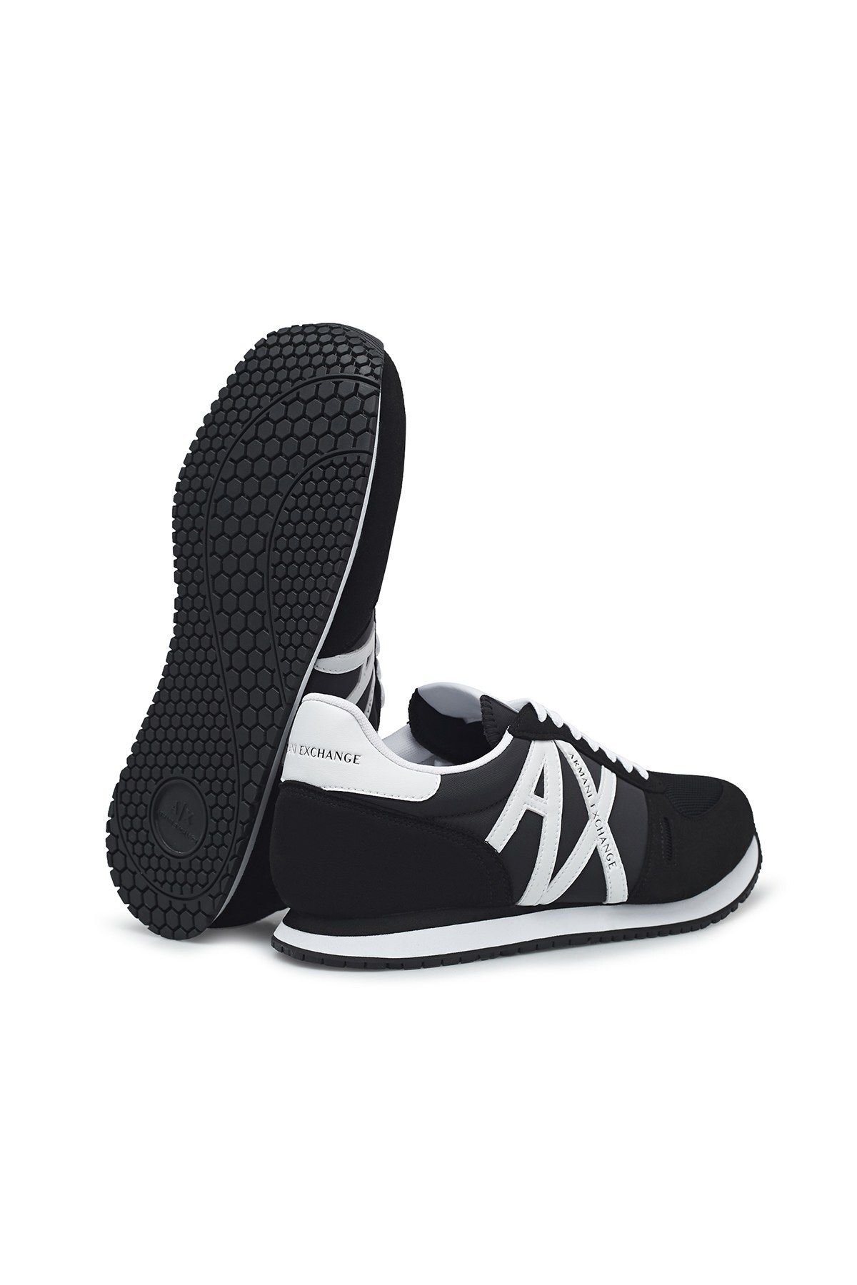 Armani Exchange Günlük Spor Erkek Ayakkabı XUX017 XCC68 K489 SİYAH-BEYAZ