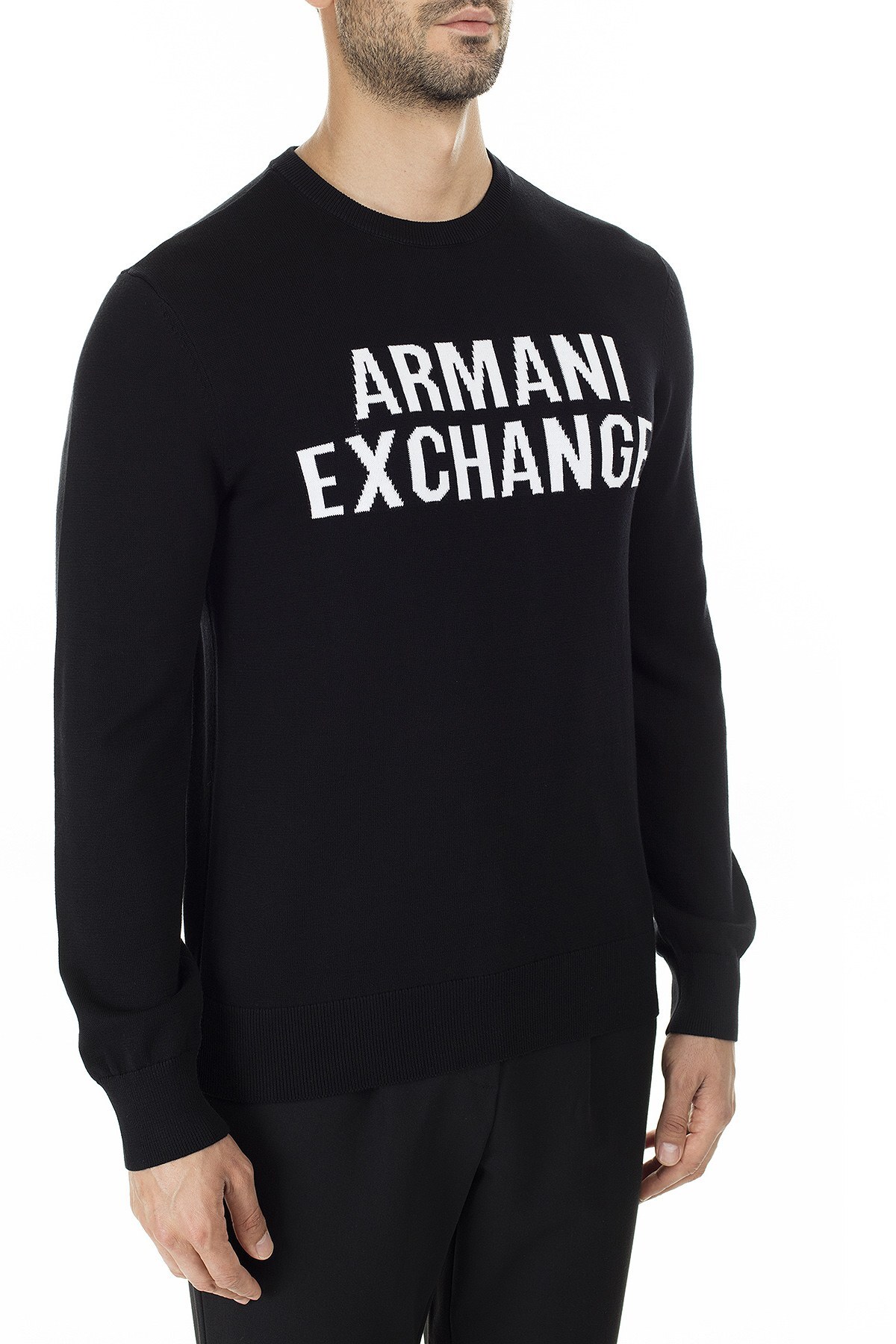 Armani Exchange Erkek Kazak 6GZM3K ZMU5Z 1200 SİYAH
