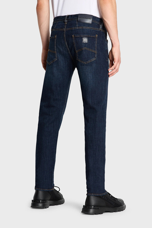 Armani Exchange - Armani Exchange J13 Düşük Bel Dar Paça Slim Fit Jeans Erkek Kot Pantolon 6RZJ13 Z18FZ 1500 LACİVERT (1)