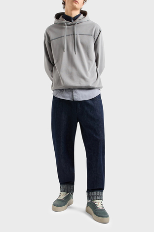 Armani Exchange - Armani Exchange J13 Normal Bel Regular Fit Jeans Erkek Kot Pantolon 3DZJ13 Z1XKZ 25FR LACİVERT (1)