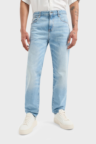 Armani Exchange - Armani Exchange J13 Streç Pamuklu Slim Fit Jeans Erkek Kot Pantolon 3DZJ13 Z1YFZ 1500 MAVİ (1)