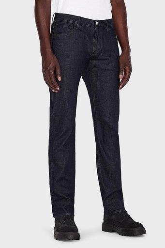 Armani Exchange J13 Streç Pamuklu Slim Fit Jeans Erkek Kot Pantolon 8NZJ13 Z1SAZ 55AA LACİVERT
