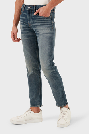 Armani Exchange - Armani Exchange J13 Yüksek Bel Slim Fit Jeans Erkek Kot Pantolon 3DZJ13 Z1Y6Z 1500 MAVİ (1)