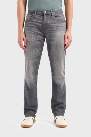 Armani Exchange - Armani Exchange J13 Yüksek Bel Slim Fit Jeans Erkek Kot Pantolon 3DZJ13 Z2TTZ 0903 GRİ (1)