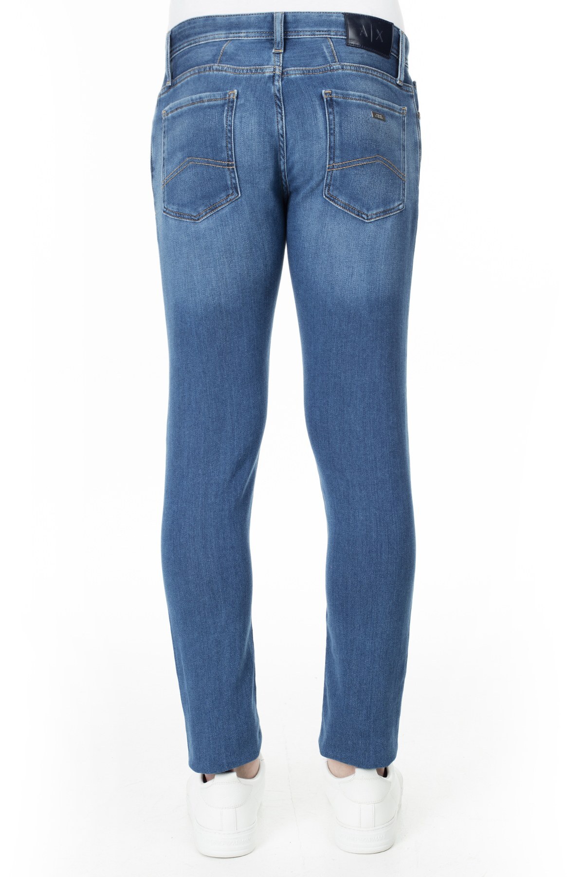 Armani Exchange J14 Jeans Erkek Kot Pantolon 3HZJ14 Z3QMZ 1500 LACİVERT