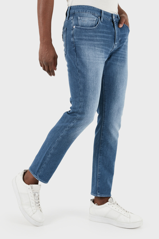 Armani Exchange - Armani Exchange J14 Normal Bel Slim Fit Jeans Erkek Kot Pantolon 3DZJ14 Z1TTZ 25EV MAVİ (1)