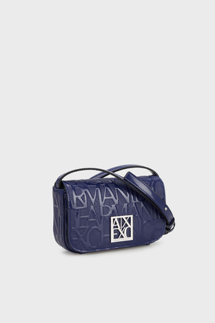 Armani Exchange - Armani Exchange Logolu Bayan Çanta 942734 CC794 04933 LACİVERT (1)