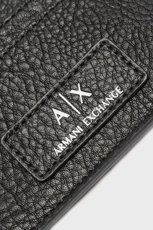 Armani Exchange - Armani Exchange Logolu Erkek Kartlık 958053 3F867 00020 SİYAH (1)