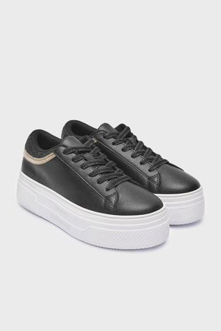 Armani Exchange - Armani Exchange Logolu Sneaker Bayan Ayakkabı XDX159 XV887 00002 SİYAH (1)