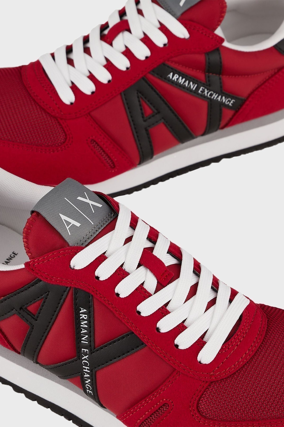 Armani Exchange Logolu Sneaker Erkek Ayakkabı XUX017 XCC68 K582 KIRMIZI