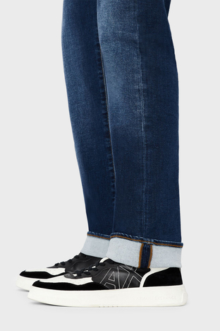 Armani Exchange - Armani Exchange Pamuklu Normal Bel Slim Fit J13 Jeans Erkek Kot Pantolon 3RZJ13 Z1XXZ 1500 LACİVERT (1)