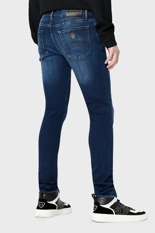Armani Exchange - Armani Exchange Pamuklu Normal Bel Super Skinny Fit Dar Paça J33 Jeans Erkek Kot Pantolon 3RZJ33 Z1XXZ 1500 LACİVERT (1)