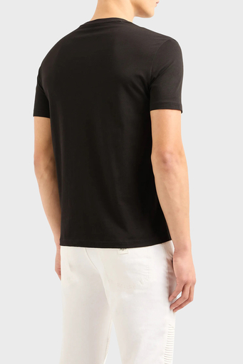 Armani Exchange Pamuklu Regular Fit Bisiklet Yaka Erkek T Shirt 3DZTHE ZJH4Z 72AB SİYAH