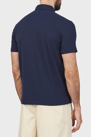 Armani Exchange - Armani Exchange Pamuklu Regular Fit Erkek Polo Yaka T Shirt 3DZFHH ZJXHZ 15CX LACİVERT (1)