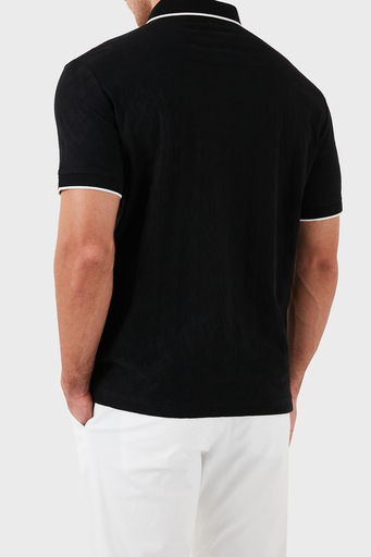 Armani Exchange Pamuklu Regular Fit Erkek Polo Yaka T Shirt 6DZFLA ZJ2ZZ 1200 SİYAH