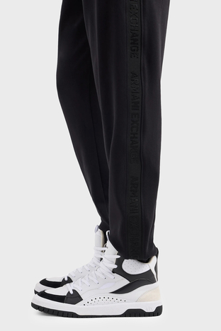 Armani Exchange - Armani Exchange Pamuklu Regular Fit Jogger Erkek Pantolon 6DZPLC ZJNNZ 1200 SİYAH (1)