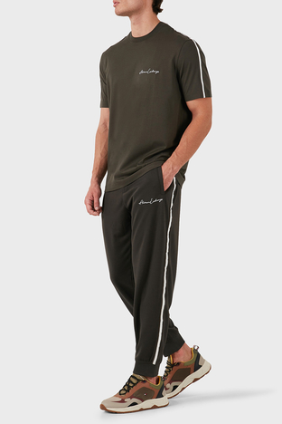 Armani Exchange - Armani Exchange Pamuklu Regular Fit Jogger Erkek Pantolon 8NZPSG Z9N1Z 1832 HAKİ (1)