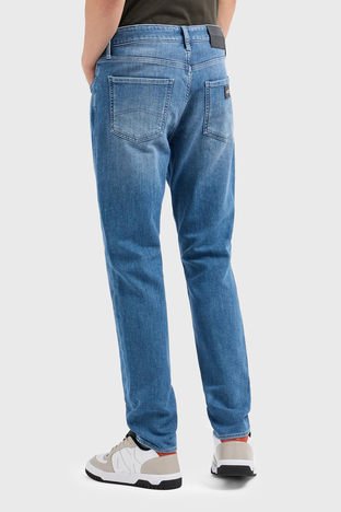 Armani Exchange - Armani Exchange Pamuklu Skinny Fit Jeans Erkek Kot Pantolon 6DZJ14 Z1TTZ 25EV MAVİ (1)