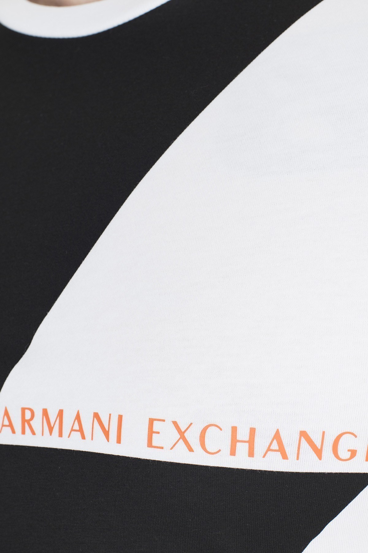 Armani Exchange Slim Fit Erkek T Shirt 3HZTFY ZJBVZ 7186 BEYAZ
