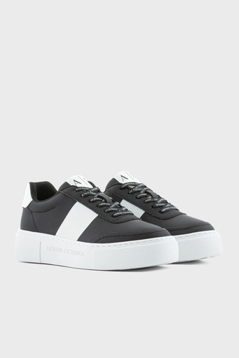 Armani Exchange Sneaker Bayan Ayakkabı XDX134 XV726 S277 SİYAH-BEYAZ