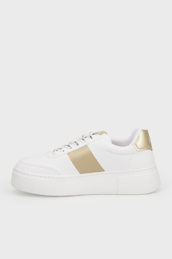 Armani Exchange Sneaker Bayan Ayakkabı XDX134 XV726 T782 BEYAZ-GOLD