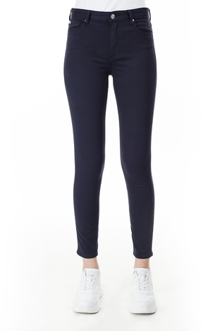 Armani Exchange - Armani Exchange Super Skinny Fit J10 Jeans Bayan Kot Pantolon 3HYJ10 YNSSZ 1593 LACİVERT (1)