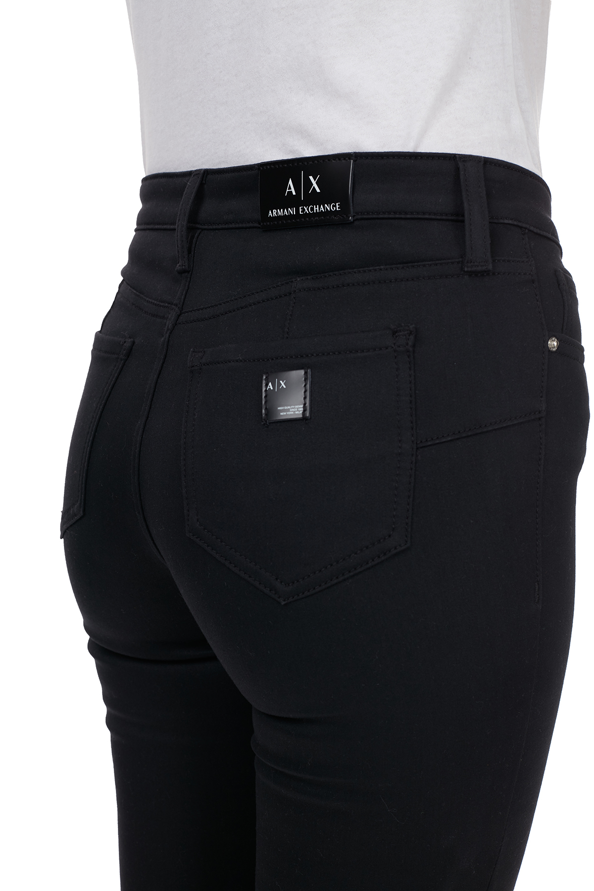 Armani Exchange Süper Skinny Fit J69 Jeans Bayan Kot Pantolon 6HYJ69 Y2QMZ 0204 SİYAH
