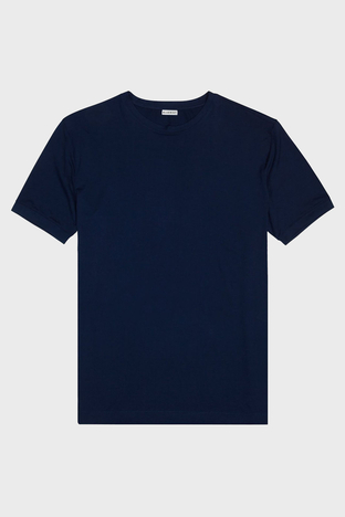Bluemint - Bluemint Atıl Streç Pamuklu Fitted Basic Erkek T Shirt BM23001056MS 167 LACİVERT (1)