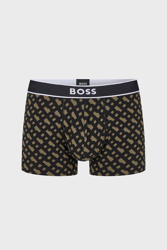 Boss Desenli Streç Pamuklu Konforlu Erkek Boxer 50479053 304 SİYAH-HAKİ