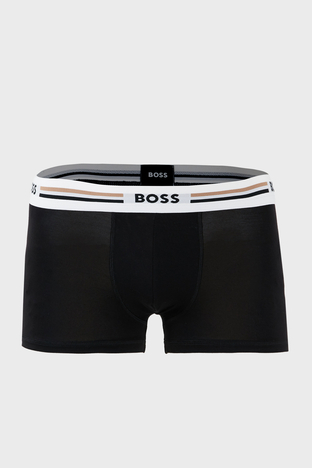 Boss - Boss Esnek Bel Bantlı 3 Pack Erkek Boxer 50492200 981 Siyah-Bej-Lacivert (1)