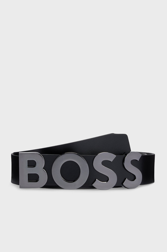 Boss Logolu Hakiki Deri Erkek Kemer 50471128 001 SİYAH
