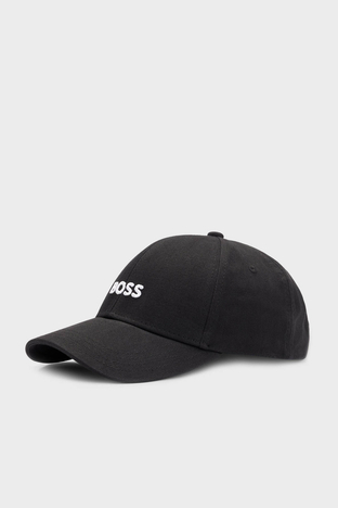 Boss - Boss Logolu Pamuklu Erkek Şapka 50495121 001 SİYAH