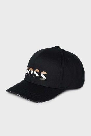 Boss - Boss Logolu Pamuklu Erkek Şapka 50507843 001 SİYAH