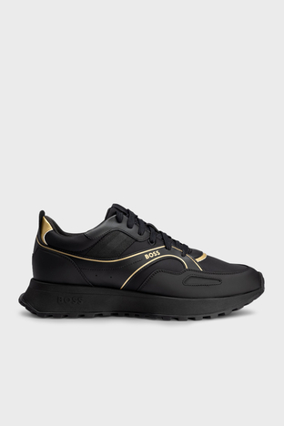 Boss - Boss Logolu Sneaker Ayakkabı Erkek Ayakkabı 50487593 007 SİYAH