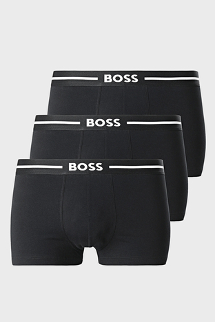 Boss - Boss Pamuklu 3 Pack Erkek Boxer 50473916 001 SİYAH