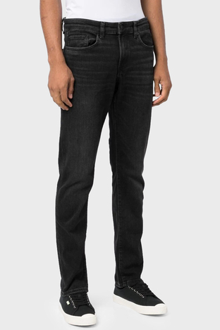 Boss - Boss P-Delaware 3-1 Pamuklu Normal Bel Slim Fit Düz Paça Jeans Erkek Kot Pantolon 50496989 004 SİYAH