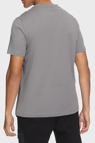 Boss - Boss Pamuklu Regular Fit Bisiklet Yaka Erkek T Shirt 50519358 251 GRİ (1)