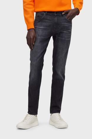 Boss - Boss Pamuklu Süper Yumuşak Normal Bel Slim Fit Jeans Erkek Kot Pantolon 50490099 031 SİYAH (1)
