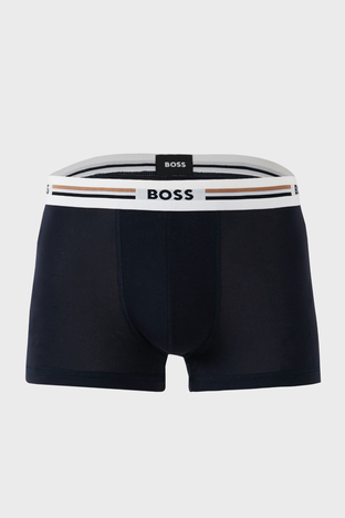 Boss - Boss Streç Logo Baskılı 3 Pack Erkek Boxer 50492200 964 Lacivert-Siyah-Haki (1)