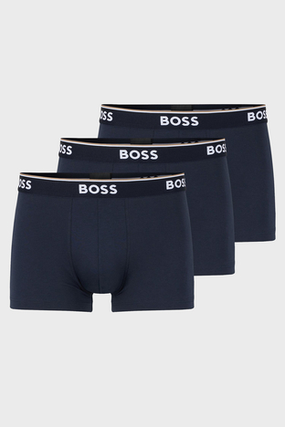 Boss - Boss Streç Pamuklu 3 Pack Erkek Boxer 50475274 480 LACİVERT