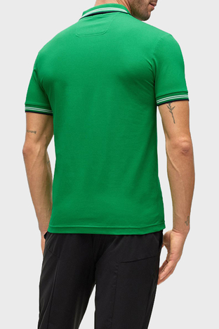 Boss - Boss Streç Pamuklu Slim Fit Erkek Polo T Shirt 50469245 342 YEŞİL (1)