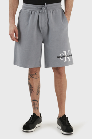 Calvin Klein - Calvin Klein % 100 Pamuk Regular Fit Cepli J30J323225PN6 Erkek Short J30J323225 PN6 GRİ (1)