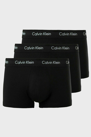 Calvin Klein - Calvin Klein Pamuklu 3 Pack Erkek Boxer 0000U2664G XWB SİYAH