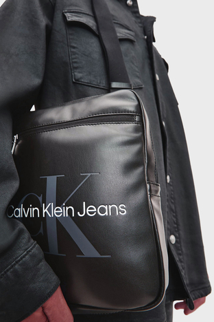 Calvin Klein - Calvin Klein Ayarlanabilir Omuz Askılı K50K510203BDS Erkek Çanta K50K510203 BDS SİYAH (1)