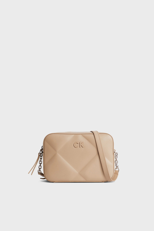 Calvin Klein - Calvin Klein Ayarlanabilir Omuz Askılı K60K610767A04 Bayan Çanta K60K610767 A04 BEJ