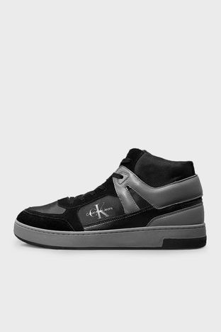 Calvin Klein - Calvin Klein Bilekli Sneaker YM0YM009950GQ Erkek Ayakkabı YM0YM00995 0GQ SİYAH-GRİ (1)