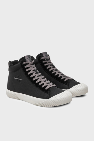 Calvin Klein - Calvin Klein Bilekli Sneaker YM0YM009990GQ Erkek Ayakkabı YM0YM00999 0GQ SİYAH-BEYAZ (1)